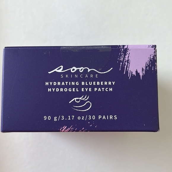 “EXPIRED” SOON SKIN CARE HYDRATING BLUEBERRY HYDROGEL EYE PATCHES JAR OF 30 - Picture 3 of 8